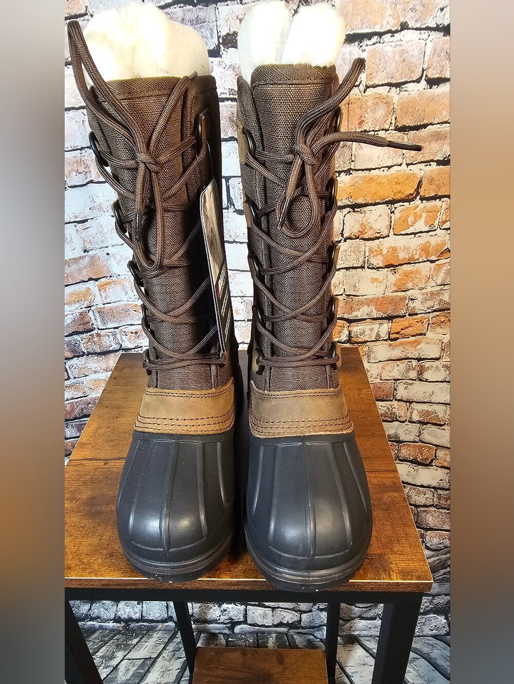 Baffin Ottawa Winter Boots W Sz 6 Brown Tall Waterproof -40° Heritage Collection